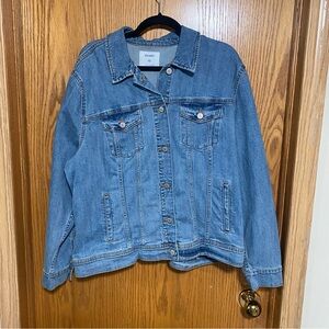 Plus size women’s jean jacket